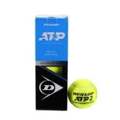 Dunlop Tennisbälle ATP (drucklos, Strapazierfähig, Langlebig) Dose 24x3er Im Karton