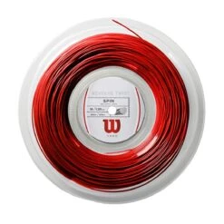Wilson Tennissaite Revolve Twist (Haltbarkeit+Spin) Rot 200m Rolle
