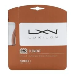 Besaitung Mit Tennissaite Luxilon Element (Haltbarkeit+Touch) Bronze