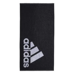 ADIDAS PERFORMANCE Adidas Handtuch (100% Baumwolle) Schwarz/weiss 100x50cm