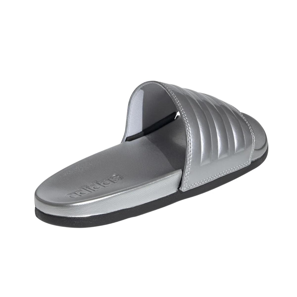 ADIDAS PERFORMANCE Adidas Adilette Comfort Metallicsilber Badeschuhe Damen 4 ADIDAS PERFORMANCE Adidas Adilette Comfort Metallicsilber Badeschuhe Damen – Bild 4