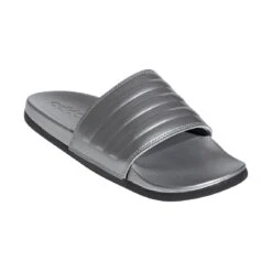 ADIDAS PERFORMANCE Adidas Adilette Comfort Metallicsilber Badeschuhe Damen