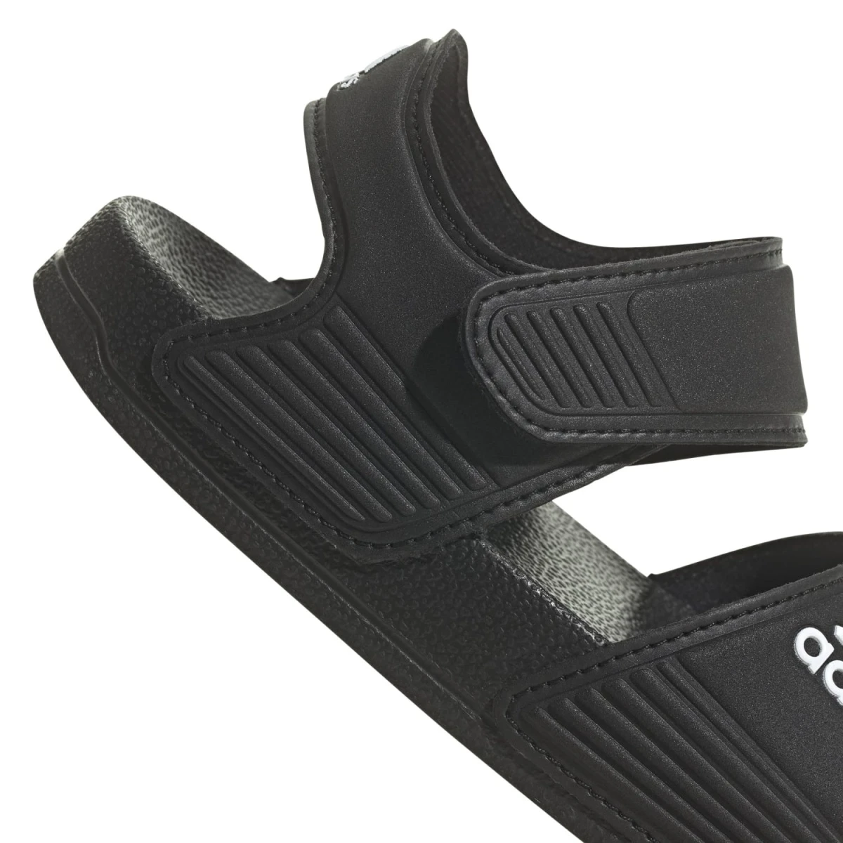 ADIDAS PERFORMANCE Adidas Adilette Sandale (Klettverschluss) Schwarz Kinder 8 ADIDAS PERFORMANCE Adidas Adilette Sandale (Klettverschluss) Schwarz Kinder – Bild 8
