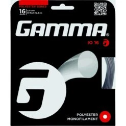 Gamma Tennissaite IO (Haltbarkeit+Power) Silber 12m Set