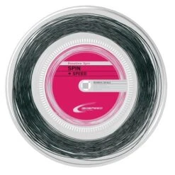 IsoSpeed Tennissaite Baseline Spin+Speed Schwarz 200m Rolle